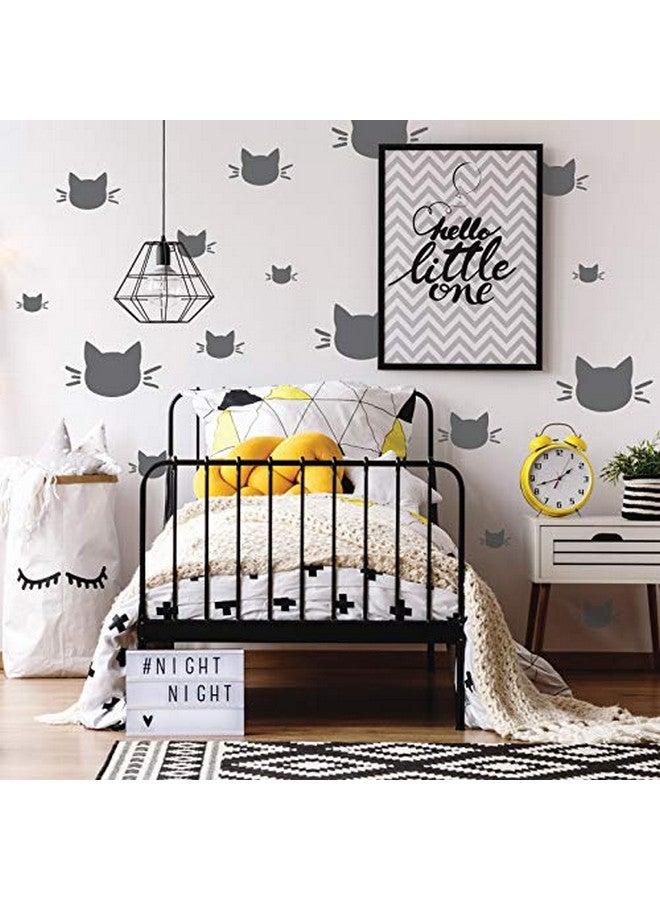 NAKLEO Painting Stencils Set for Kids, 5 Pcs Templates 3.5" to 13.4" Cat Kitten Animal, Plastic and Reusable Drawing Stencils, Children Room Decor, Craft DIY Wall Furniture - Image 2