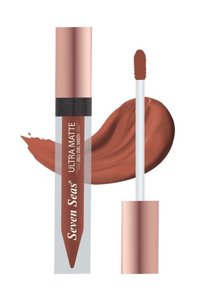Seven Seas - Seven Seas Ultra Smooth Matte Liquid Lipstick Smooth Lip Color Weightless Finish Long Lasting Matte Liquid Lipstick for Women Sepia Skin 1 - Image 1
