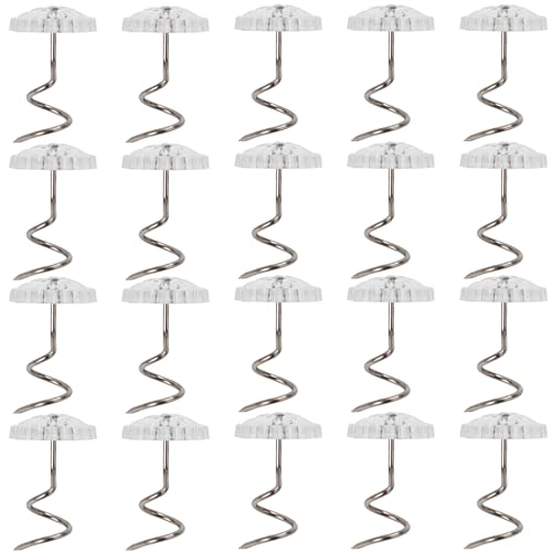 CANWUPON Upholstery Tacks & Bed Skirt Pins with Twist Design - No-Slip Fabric Holders for Furniture Upholstery, Sofa Covers, Headliners & Bedding Accessories - Image 2