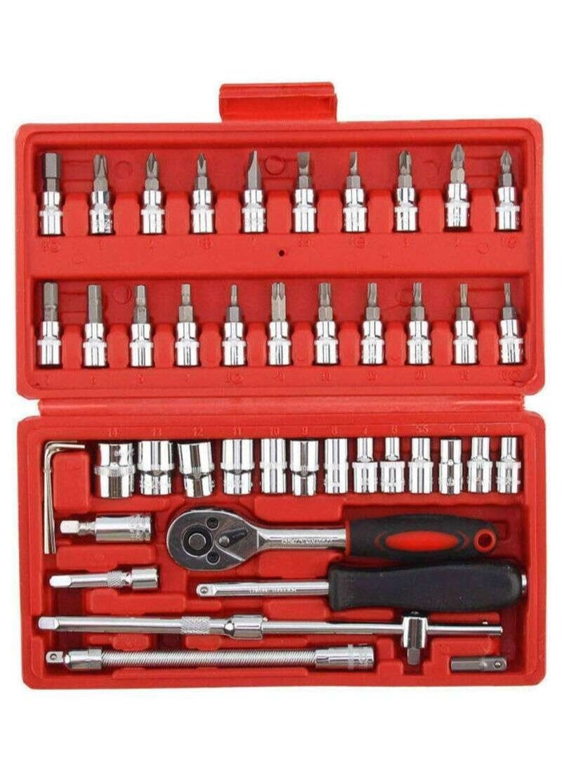 BORTONY 46-Piece Ratchet Wrench Socket Set  - Image 3