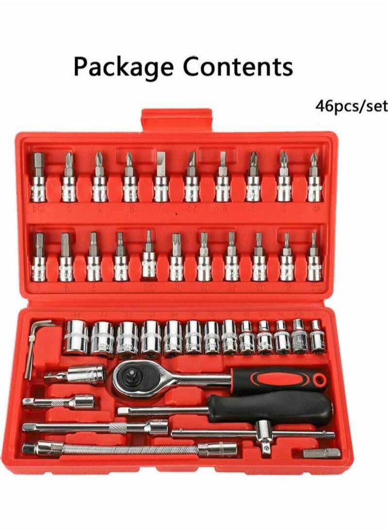 BORTONY 46-Piece Ratchet Wrench Socket Set  - Image 5