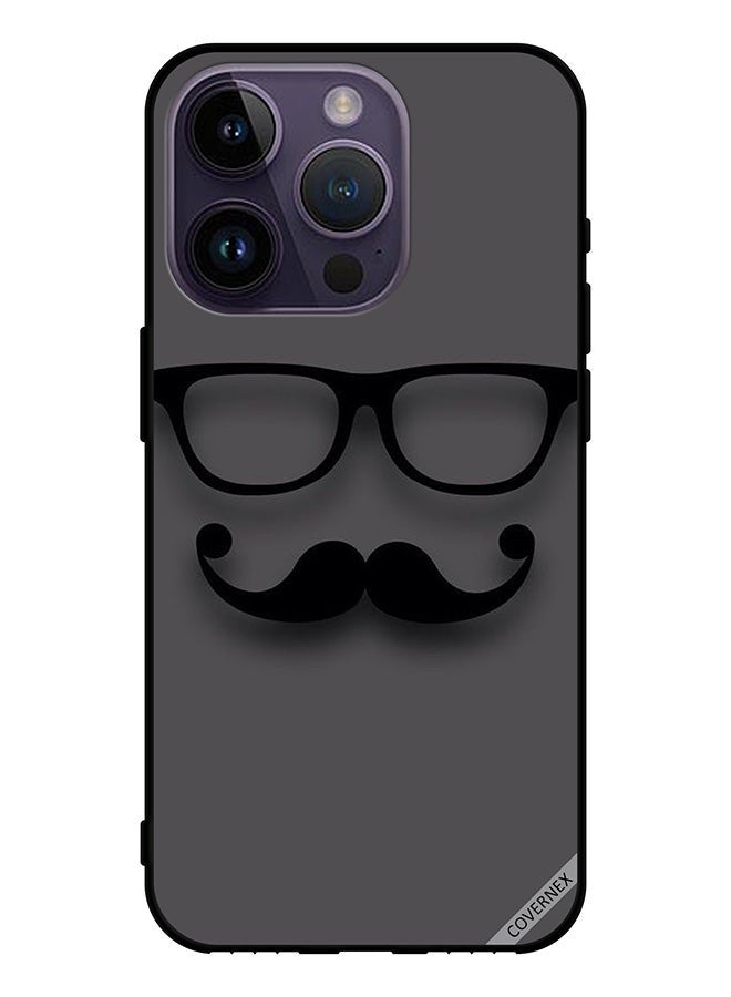 Covernex Protective Case Cover For Apple iPhone 14 Pro Glass & Mustache - Image 1