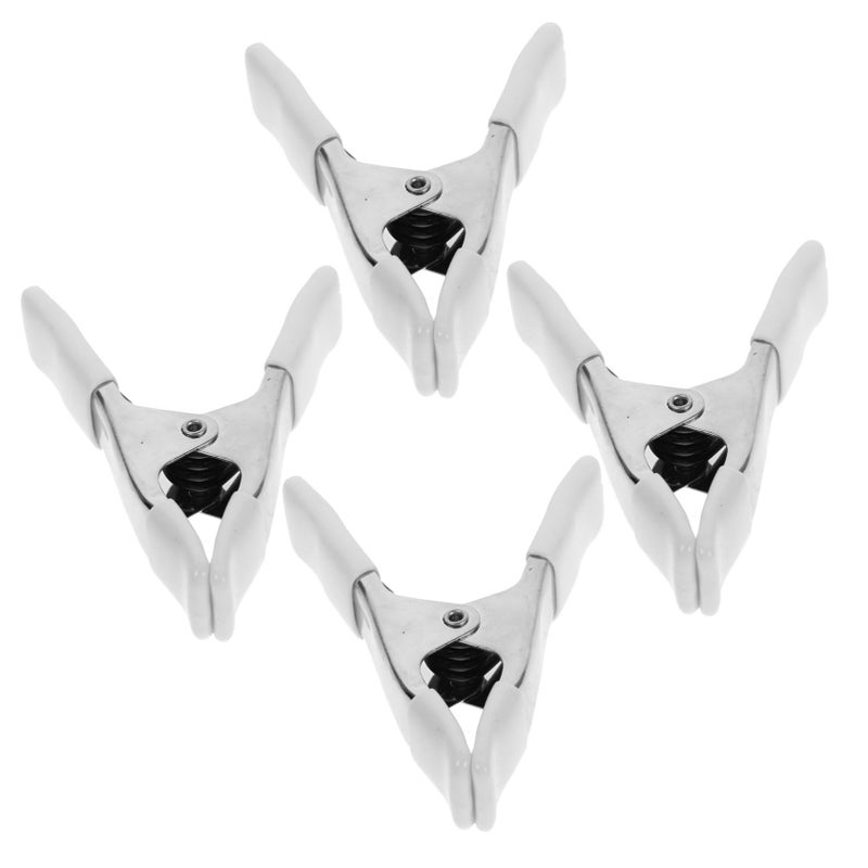 Heavy Duty Spring Clamps For Photography Backdrop Support Secure Grip Plastic Clips Set Of 4 - Image 2
