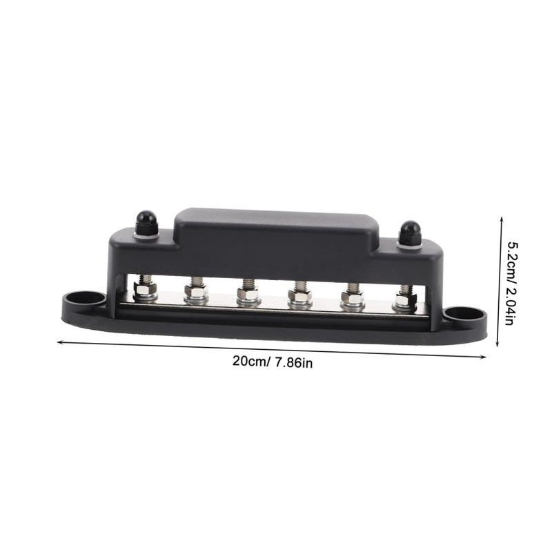 Nylon Base Power Distribution Block with Terminals for RVs and Yachts Efficient Busbar Reliable Electrical Connections - Image 3