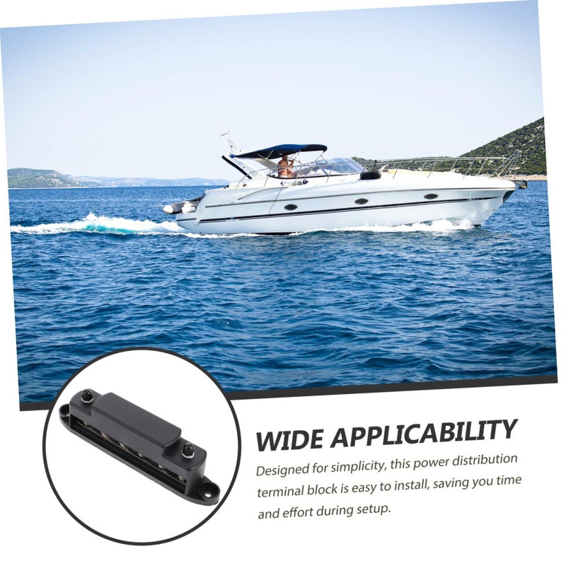 Nylon Base Power Distribution Block with Terminals for RVs and Yachts Efficient Busbar Reliable Electrical Connections - Image 5