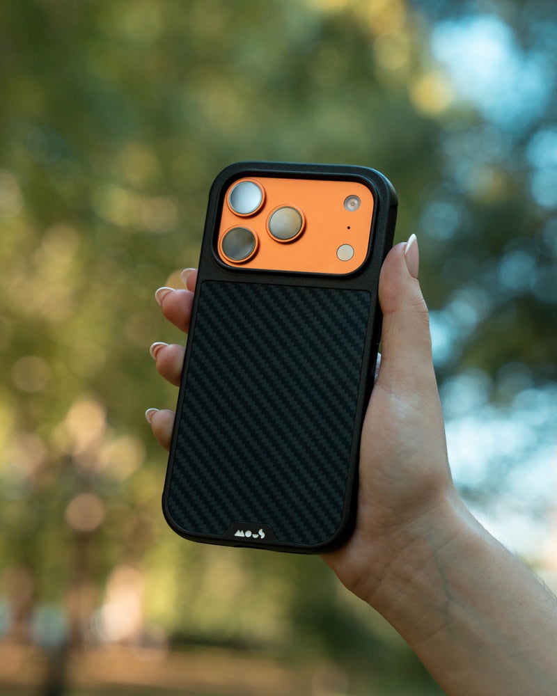 Mous for iPhone 17 Pro Max Case, Compatible with MagSafe - Limitless - Protective Carbon Fibre Cover for iPhone 17 Pro Max - Shockproof, Full Camera Protection, Anti-Scratch Back, Black - Image 4