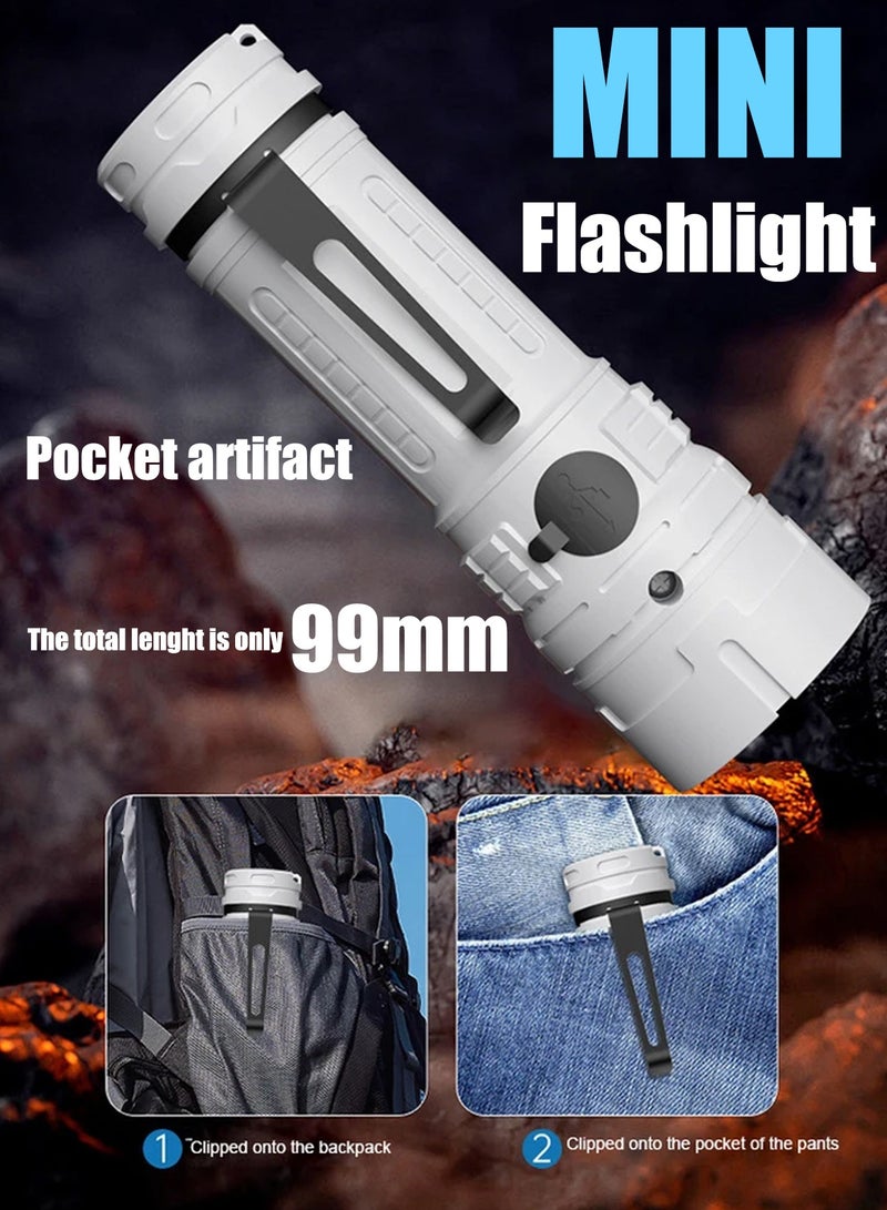 Mini Flashlight Torch Light LED – Compact Bright LED Pocket Torch with Clip, Waterproof Small Penlight Flashlight for Camping, Hiking, Work, Repair, Inspection, Outdoor, Emergency, Everyday Carry - Image 1
