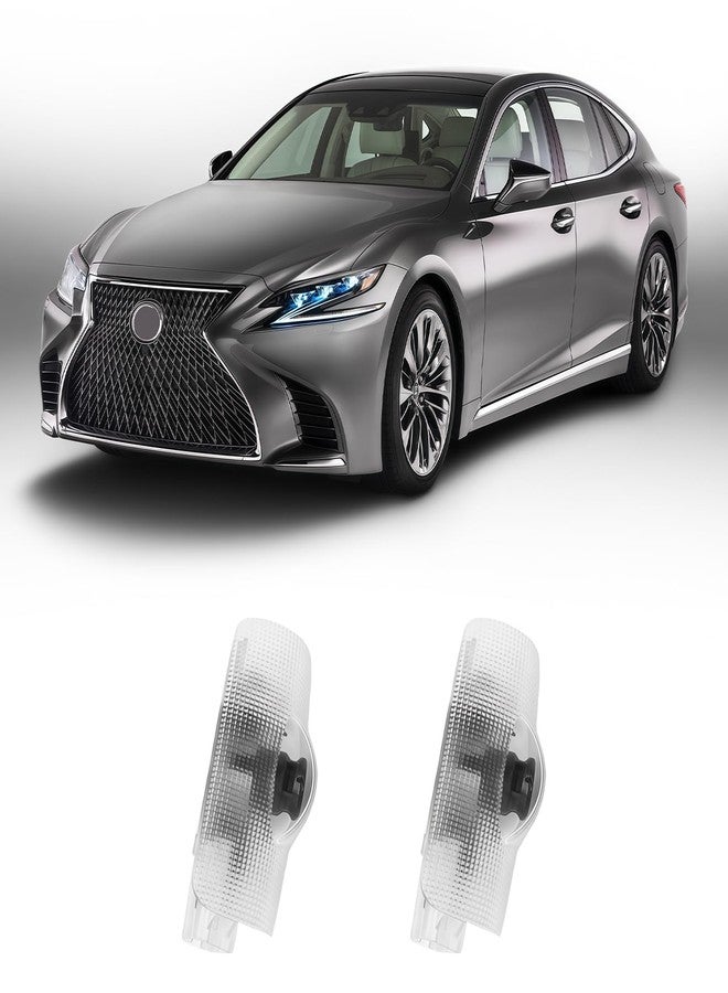 Thingrific 2pcs Car Door Lights Logo Projector, F-Sport Logo Compatible with LS/ES/is/LX/RX/GS/GX/RC/UX, No Fade HD LED Car Welcome Projector Lights, 3D Ghost Shadow Puddle Light(for F-Sport) - Image 1