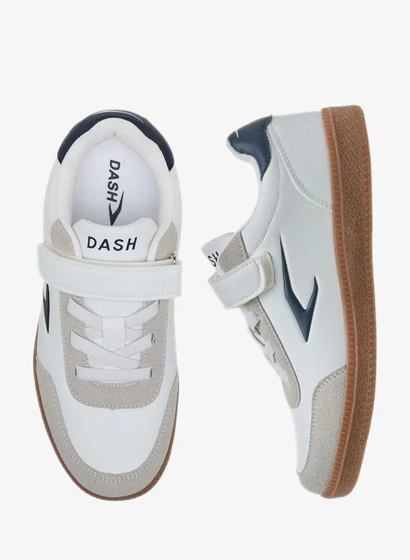 Dash Boys Hook & Loop Low Top Sneakers