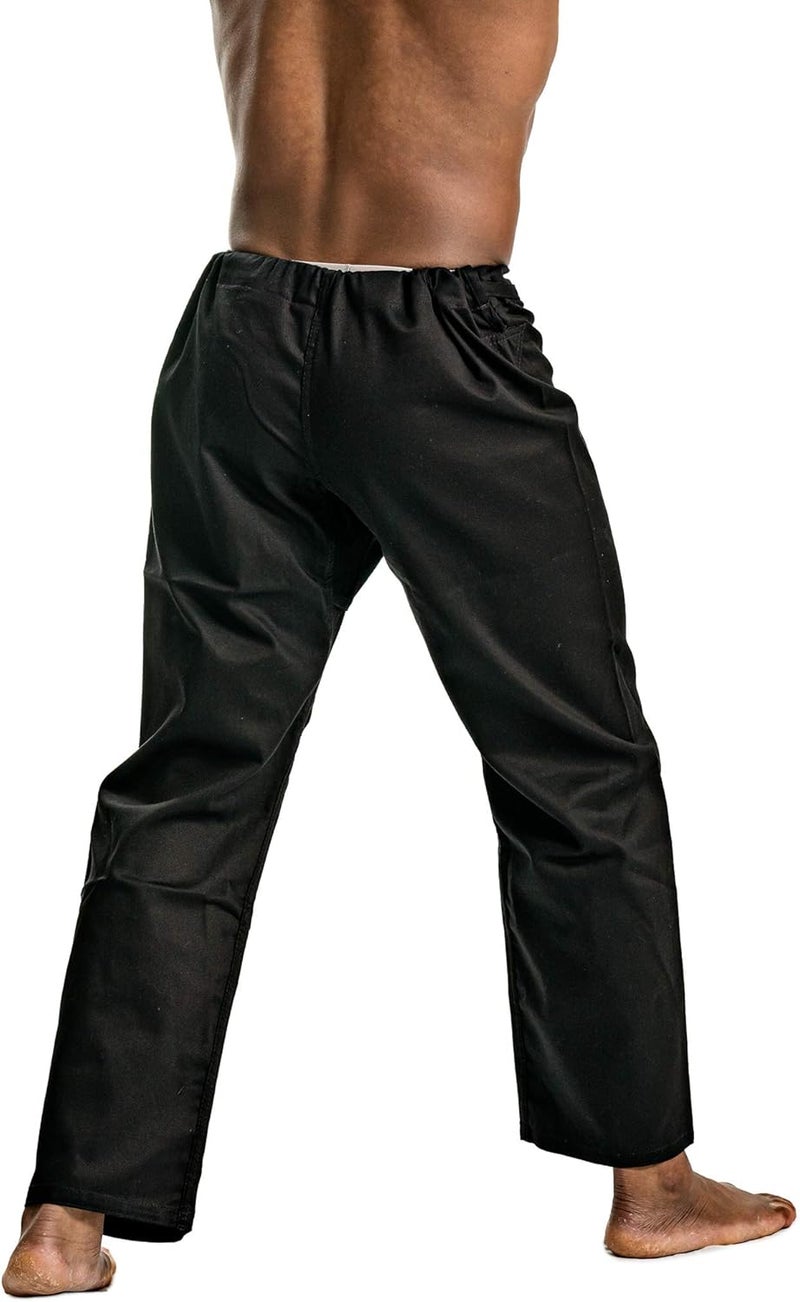 Ronin Pants Middle Weight 100% Cotton (Black, 4) - Image 2