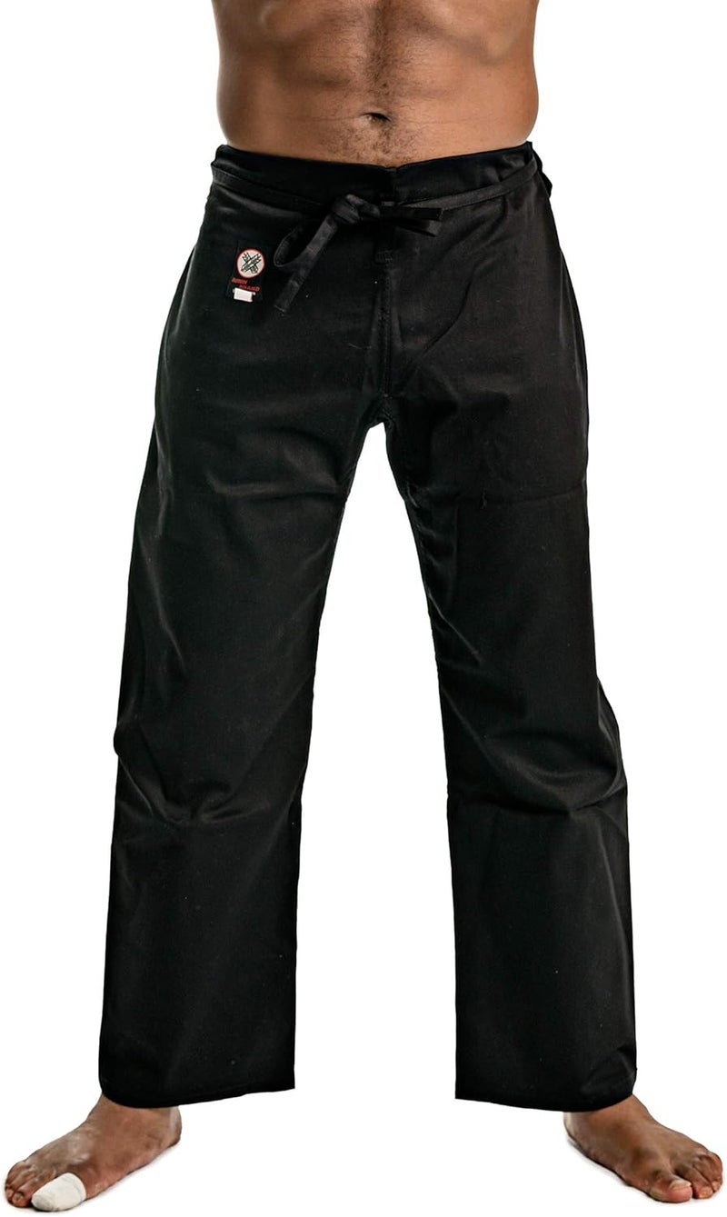 Ronin Pants Middle Weight 100% Cotton (Black, 4) - Image 1