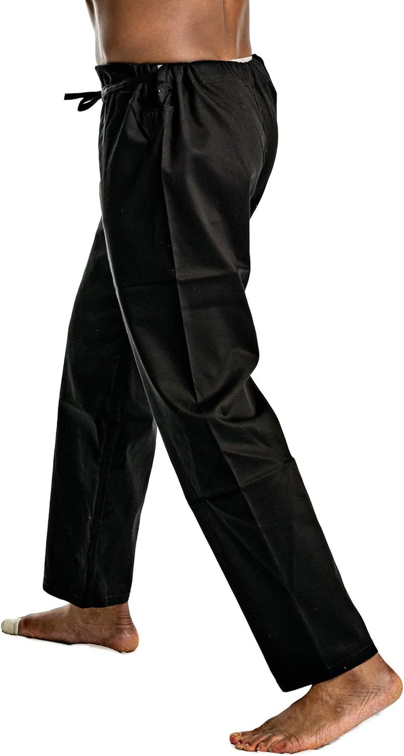Ronin Pants Middle Weight 100% Cotton (Black, 4) - Image 3