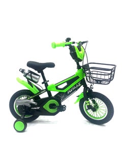 RALLY BICYCLE RALLY BICYCLE, Kids Bike, 12-P1390, 12 inches for 2 to 4 Years old Kids with training wheel, Water bottle, Bell, and Basket, Chain cover  - Image 1