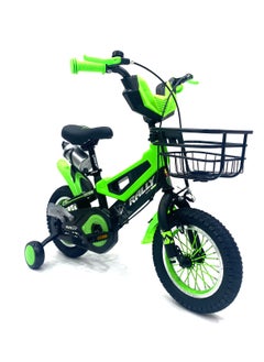 RALLY BICYCLE RALLY BICYCLE, Kids Bike, 12-P1390, 12 inches for 2 to 4 Years old Kids with training wheel, Water bottle, Bell, and Basket, Chain cover  - Image 3