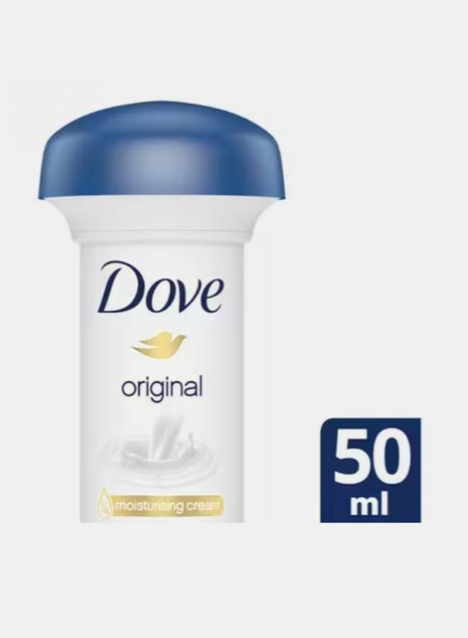 Dove Moisturising Original Deodorant Cream, 50ml - Image 3