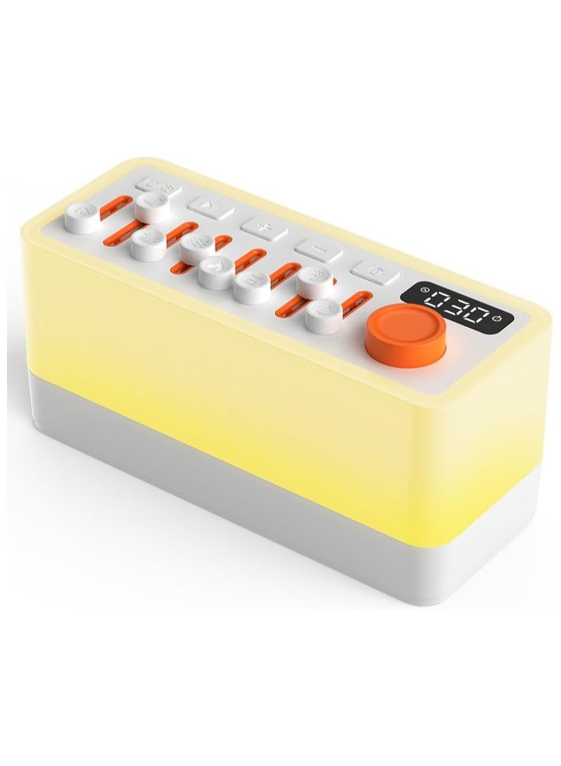 جهاز أصوات للنوم، جهاز للضوضاء البيضاء، سماعة بلوتوث، هدية لممارسة التأمل، التعلم، اليوجا، والمكتب. - Image 2