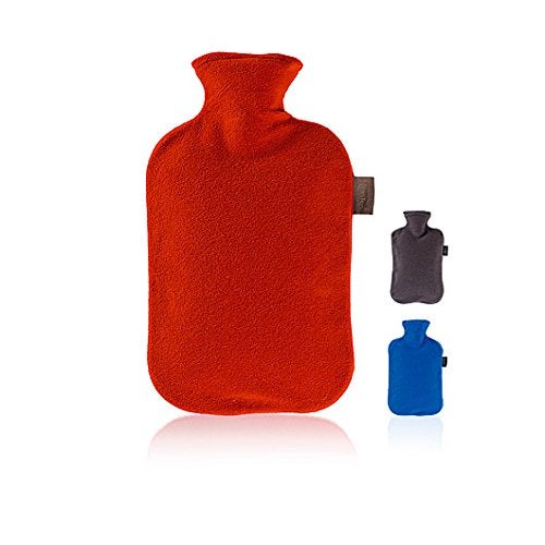 Fashy Hot Water Bottle with Fleece Cover (Assorted Colors) - Image 4