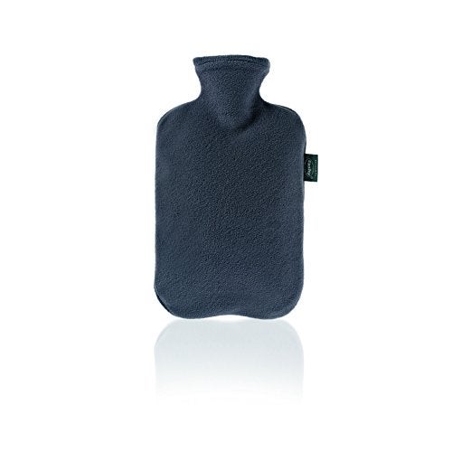 Fashy Hot Water Bottle with Fleece Cover (Assorted Colors) - Image 1