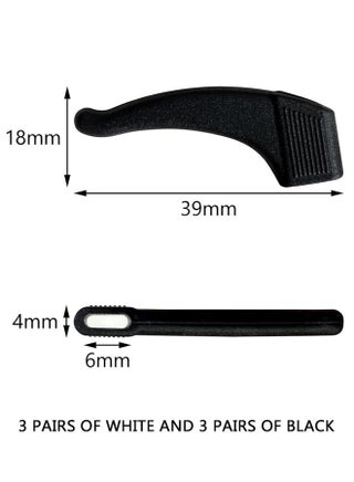 8 Pairs Eyeglass Ear Grip Anti Slip, Glasses Holder, Safety Eyewear Retainers for Sunglasses Presbyopia Glasses Sports Glasses - view 2