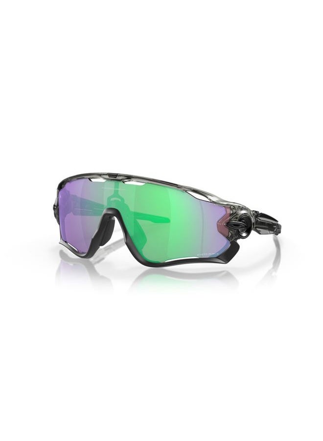 OAKLEY Mens OO9290 Jawbreaker Rectangular Sunglasses, Grey Ink/Prizm Road Jade, 31 mm - Image 1