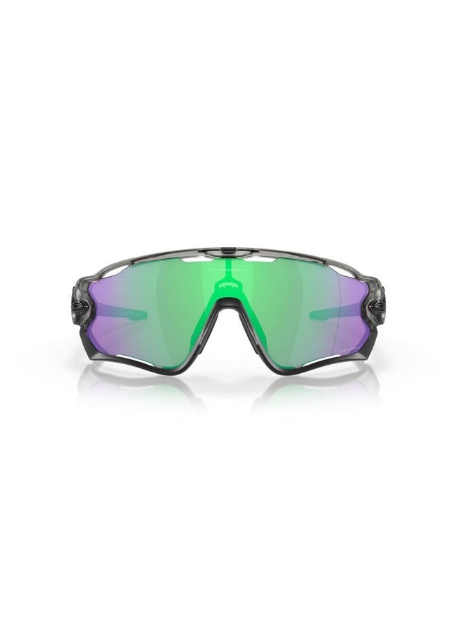 OAKLEY Mens OO9290 Jawbreaker Rectangular Sunglasses, Grey Ink/Prizm Road Jade, 31 mm - Image 3