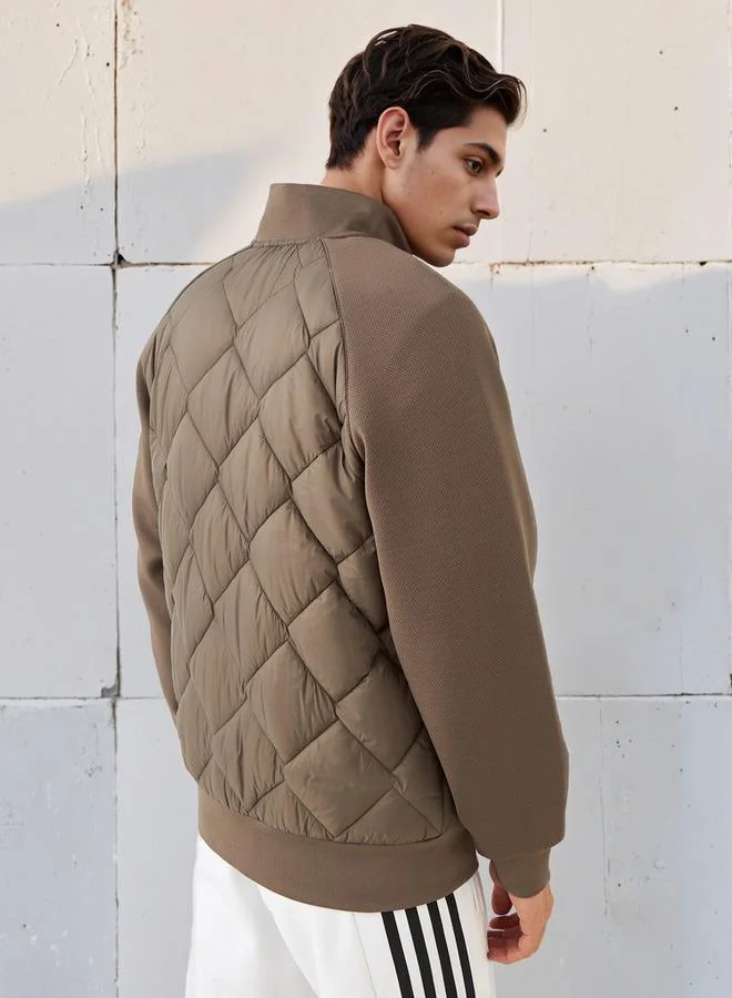 Kappa  Kappa Men Quilted Zip Closure Jacket for Men | Best Price UAE