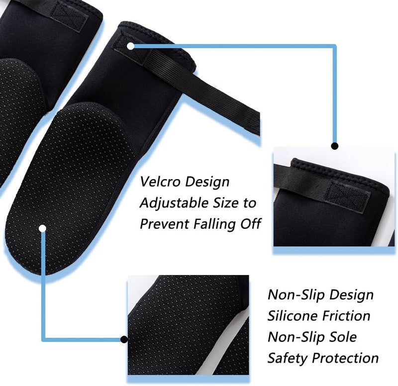 Skyone Neoprene Socks Diving Scuba Socks Wetsuit Fin Booties for Men Women, 3MM Surfing Sock Thermal Flexible Anti Slip for Swimming - Image 3