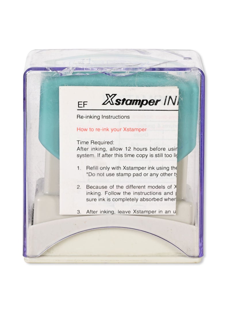 Artline X-Stamper "FAXED" for Office Business Supplies, Ink Blue - ARXTCXB1350-1PC - Image 4