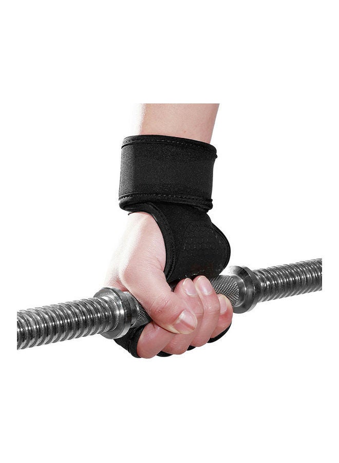 NIBEMINENT Pair Of Workout Gloves With Wrist Wraps M  - Image 4