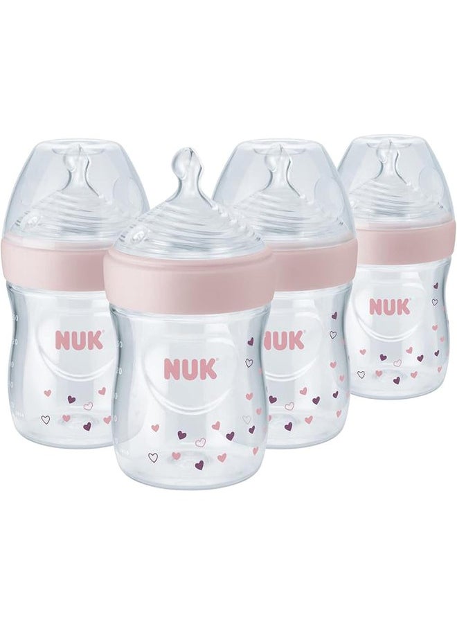 NUK NUK Simply Natural Baby Bottle with SafeTemp  - Image 1