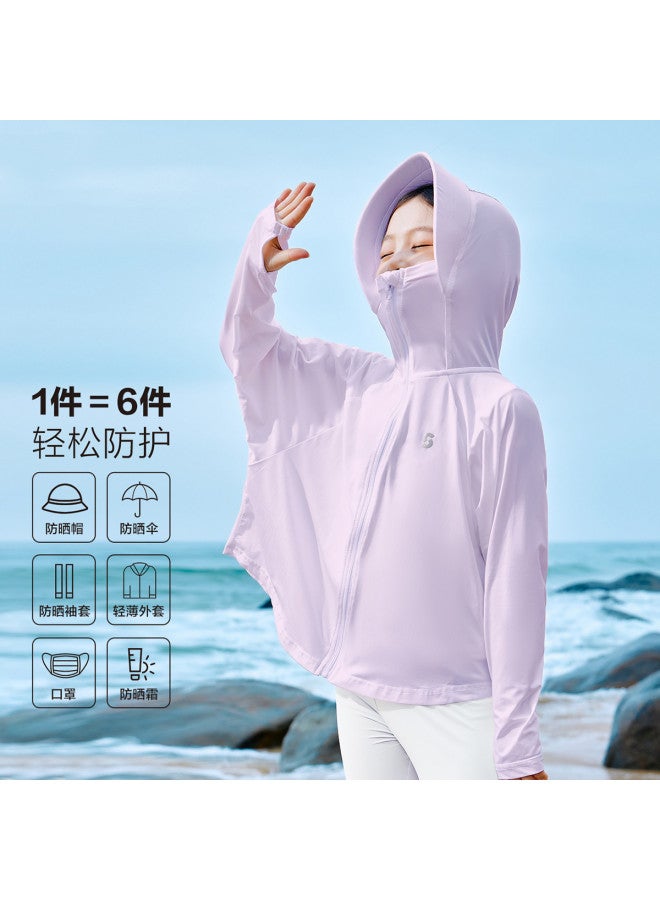 Zuoxi Kids Sun Protection Jacket - Girls' Cooling Lightweight Summer Breathable Uv Jacket With Large Brim For Children - Image 4