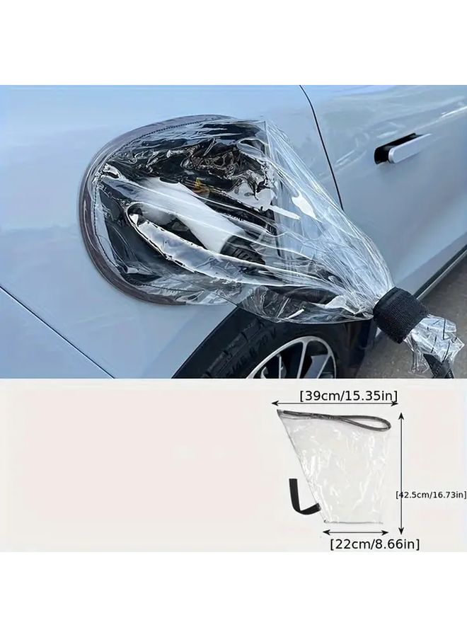 غطاء منفذ شحن السيارات الكهربائية من نوع PVC الشفاف نوع 1 متين مقاوم للماء مع قفل قطعة واحدة - Image 3
