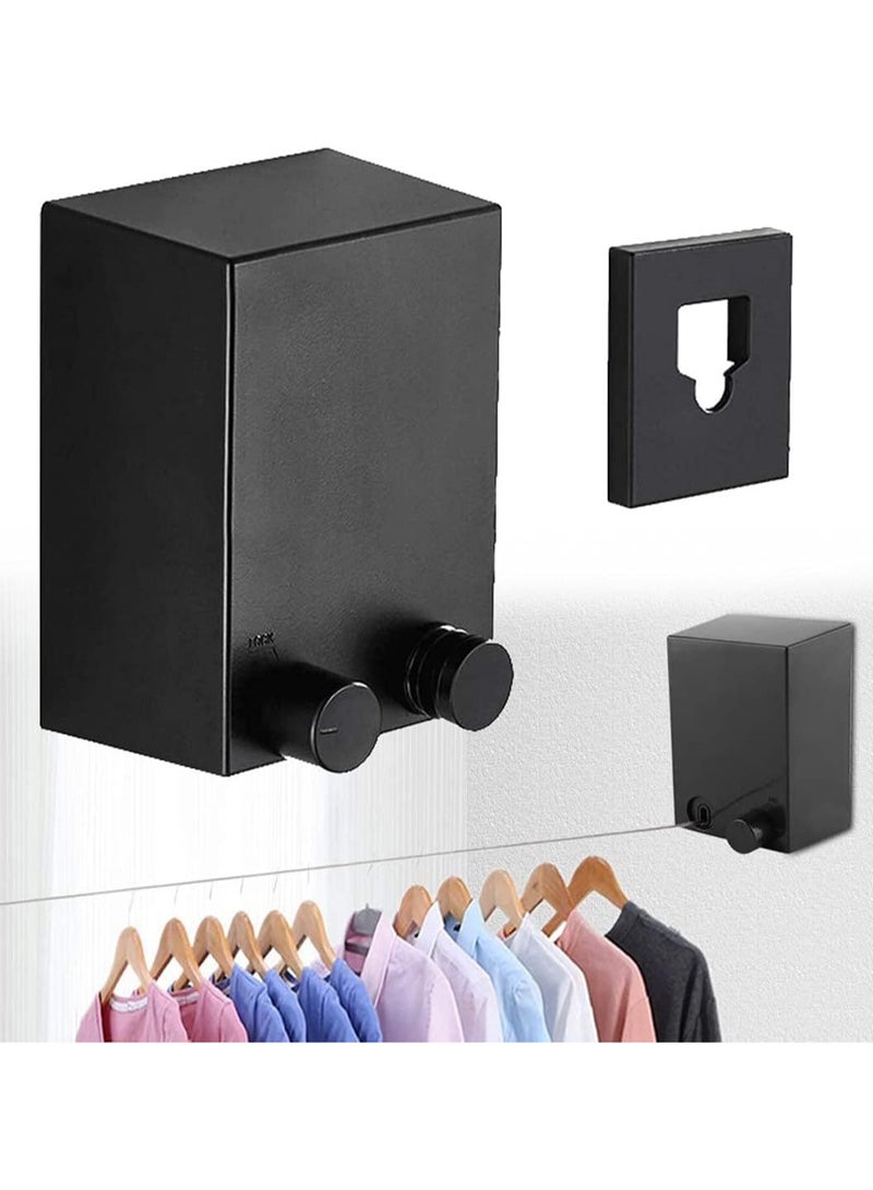 Retractable Clothesline,Heavy Duty Clothes Drying Laundry Line, Indoor Outdoor Wall Mounted Clothes Dryer Rope Clothing Retracting Adjustable Stainless Steel Line (4.2 meters) - Image 1