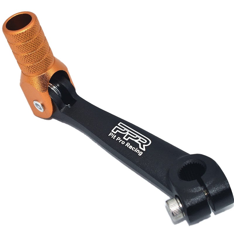 PPR PIT PRO RACING Kayo CNC Aluminum Motorcycle Gear Shift Lever Foldable Fit for T2 T4 T4L TTR 125 Zonshen 250cc ATVPedal Shift Lever Black Golden - Image 2