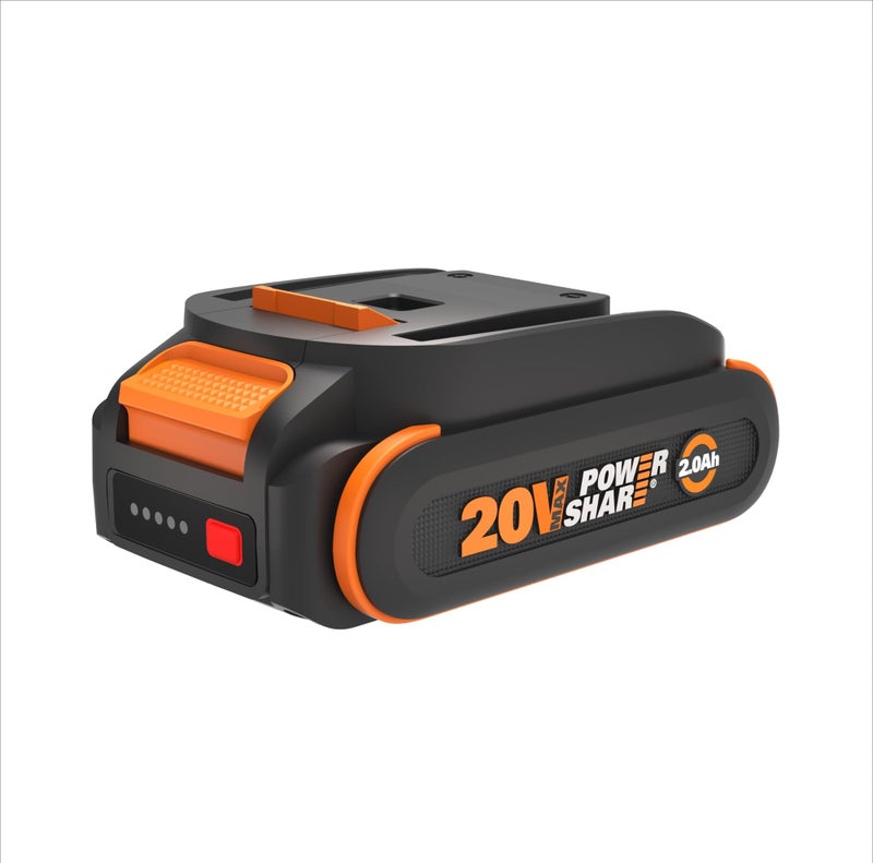 ووركس بطارية WORX 20V PowerShare Lithium-ION 2.0 Ah 1 قطعة WA3669 - Image 1