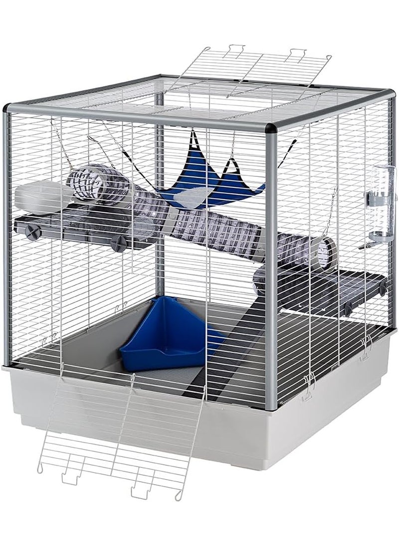 Ferplast Ferplast Furet Tower XL Single Unit Includes Accessories  Grey 57062414US1 Measures 315 L x 2953 W x 376 H  - Image 2