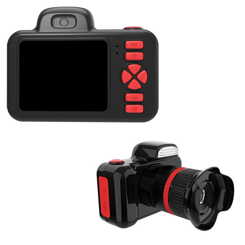 Digital Cameras for Photography 2'' Display 28MP Video Camera for Vlogging with Flash, 360 Degree Rotatable Lens,Support 9 Language,MP3 Player,Built-in 3 Puzzle Games,Multifunctional Point and Shoot - Image 1