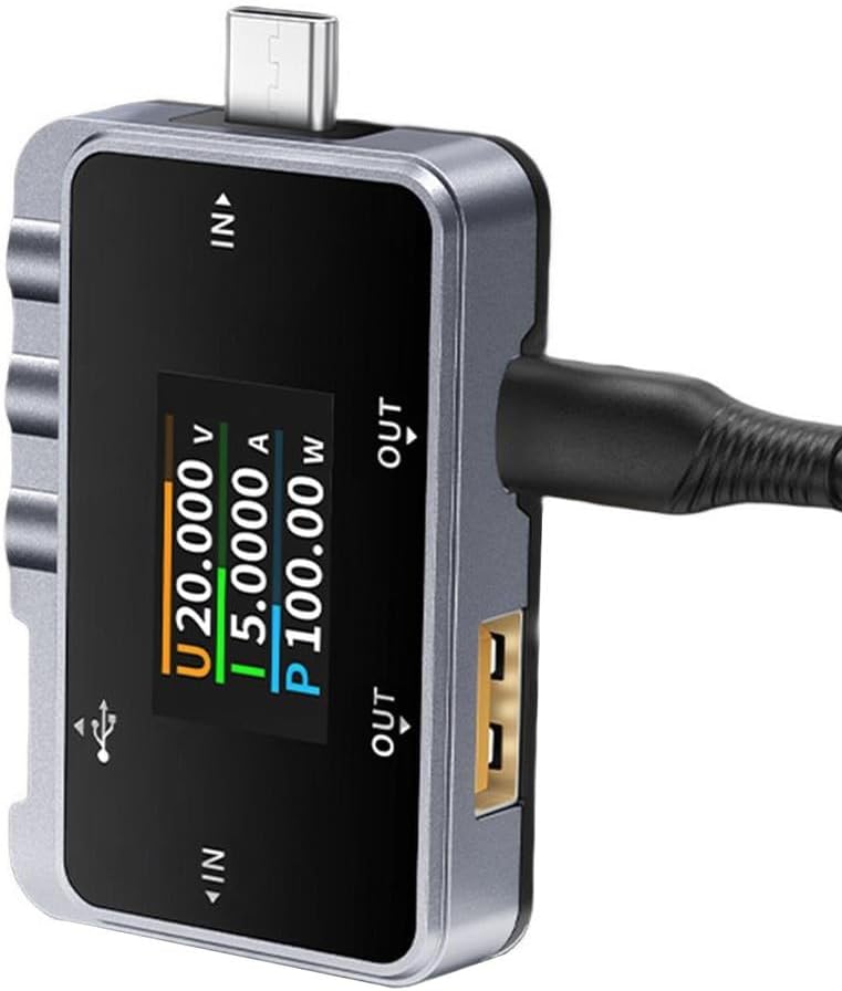 FNAC 28 USB C Tester 1.06 Inch LCD Power Meter 24V 6.5A Charging Protocol Analyzer - Image 2