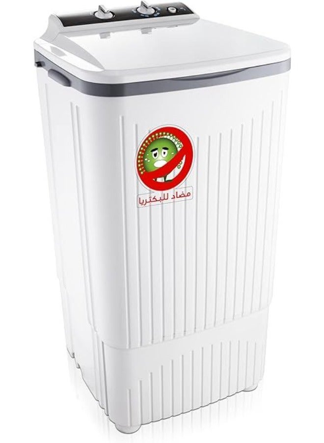 فريش غسالة ملابس حوض واحد Shabah، تحميل علوي، 7 كجم، ابيض - 7007