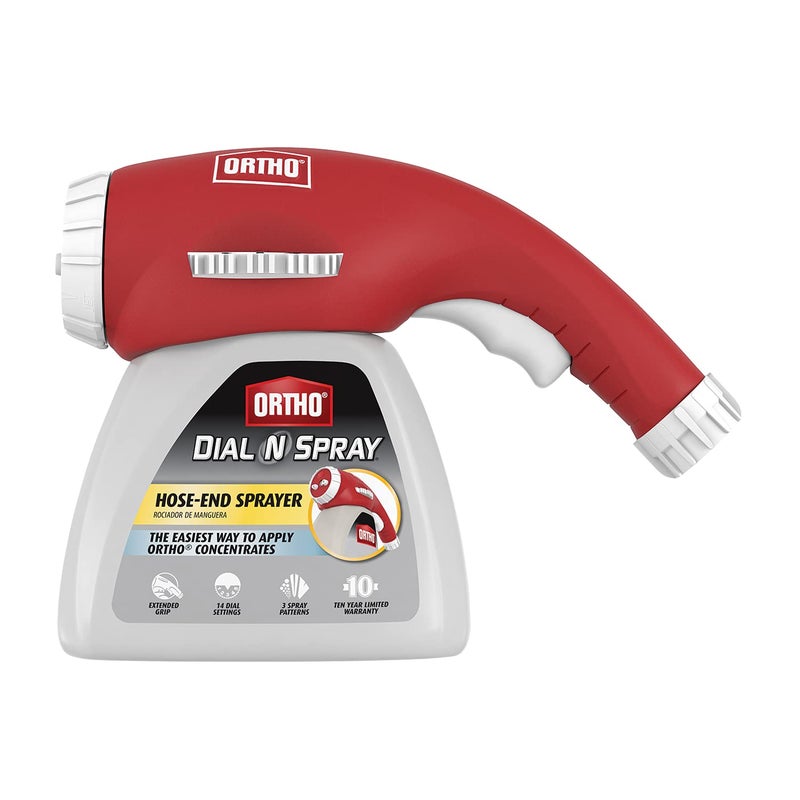 Ortho Dial N Spray Hose-End Sprayer for Liquid Weed and Insect Killer, Fungicide, Fertilizer with 14 Dilution Settings - Image 1