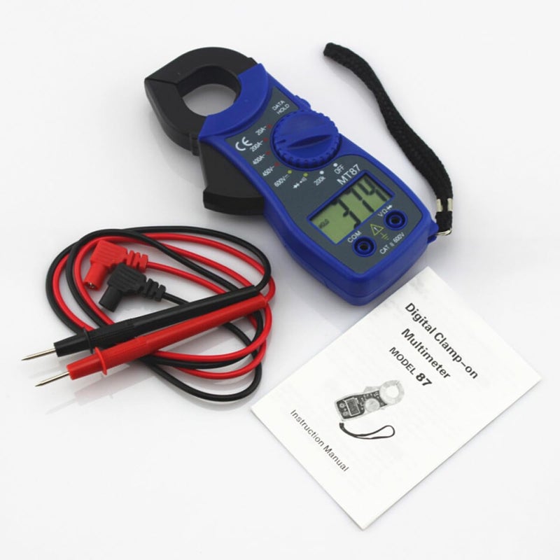 Digital Clamp Multimeter AC DC Voltage Current Tester with LCD Display for Home Industrial Electrical Testing - Image 4