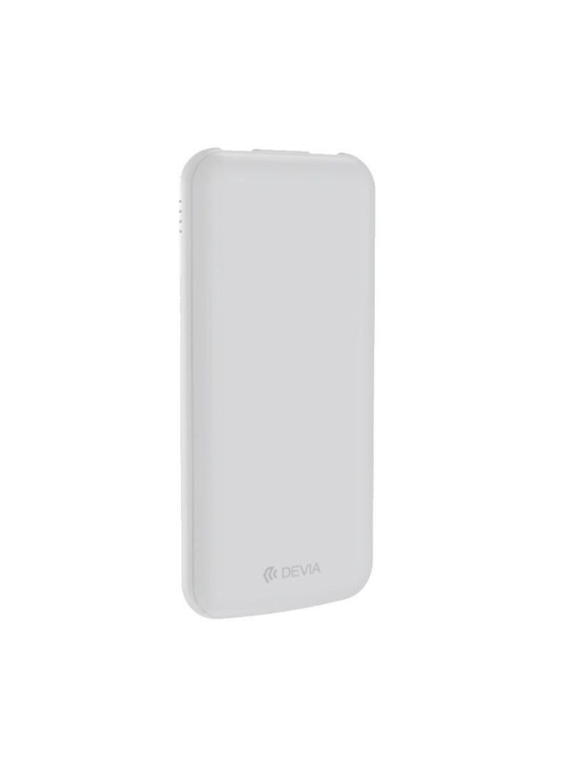 devia MP32W Kintone series Power Bank with 4 cables 10000mAh - White - Image 2