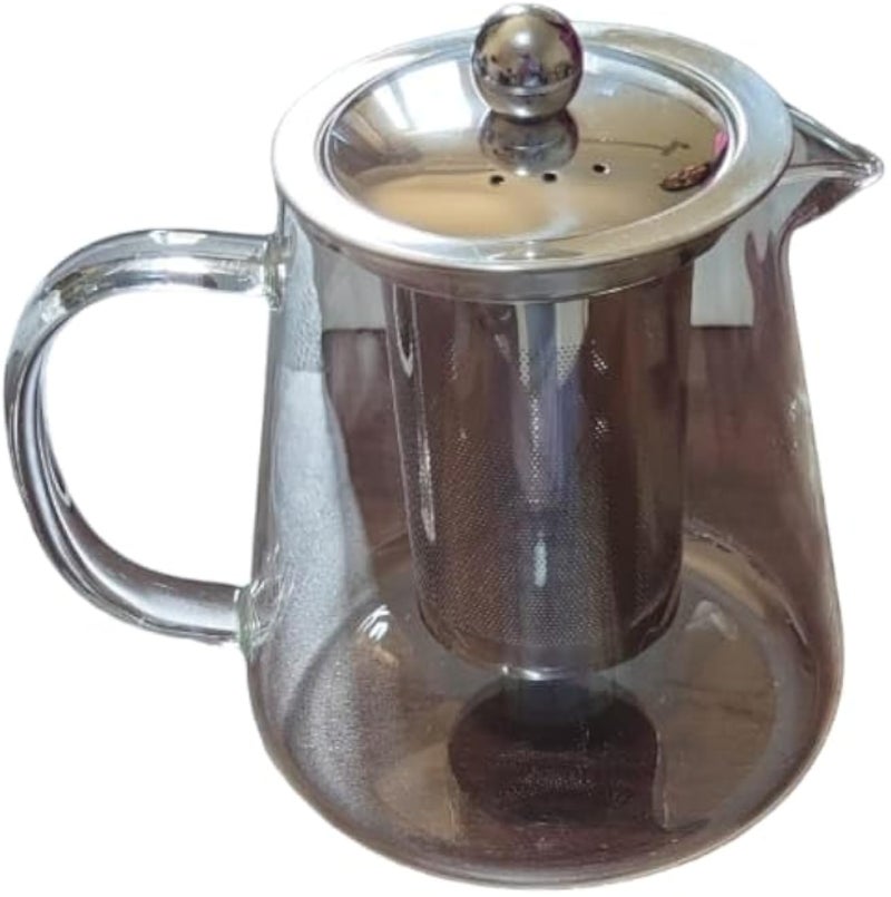 أباريق شاي زجاجية فليمر مع مصفاة، 500 مل