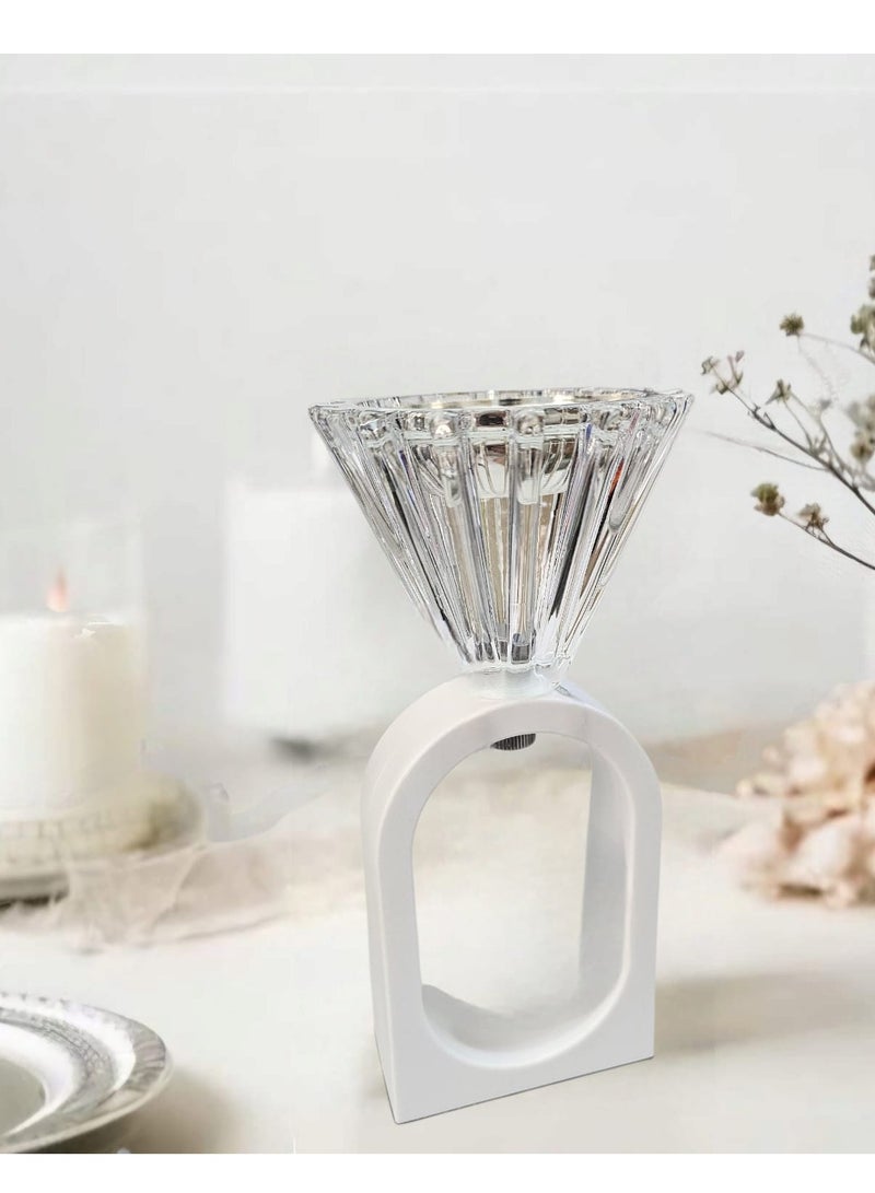 Elegant And Luxurious Incense Burner Holder  White Color  Modern Design  - Image 1