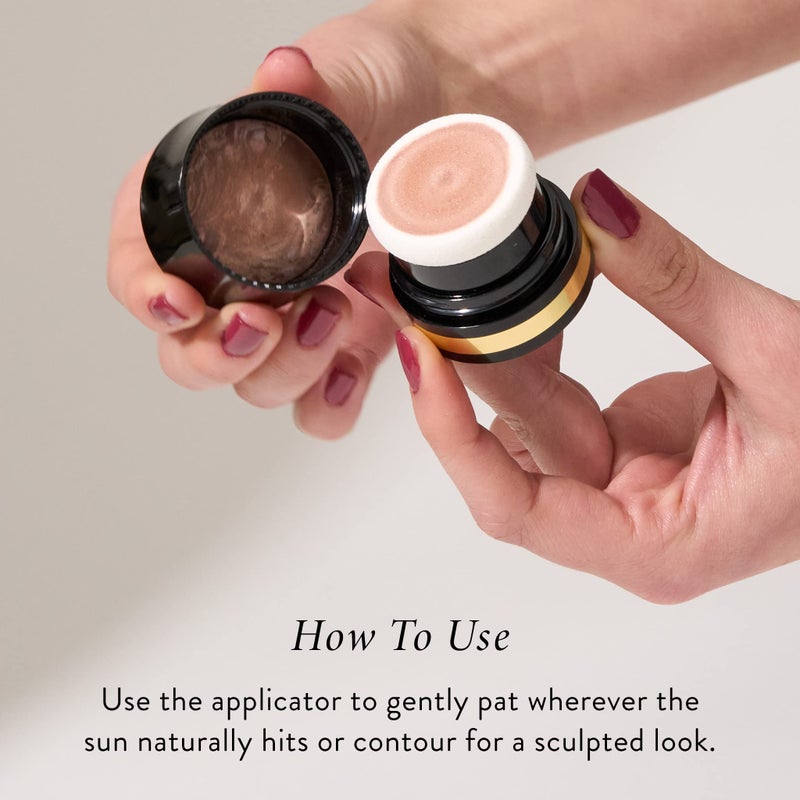 LAURA GELLER NEW YORK Bronze-n-Brighten Baked To Go - Travel Size - Deep - Natural Bronze Glow - Image 4