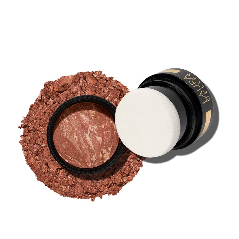 LAURA GELLER NEW YORK Bronze-n-Brighten Baked To Go - Travel Size - Deep - Natural Bronze Glow - Image 1
