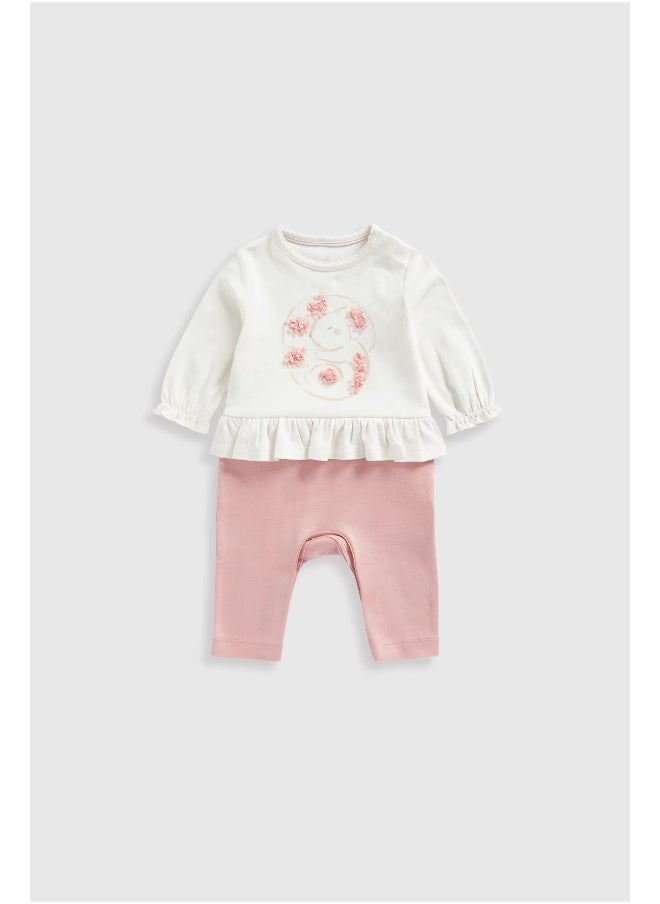 mothercare My First Woodland Mock All-in-One  - Image 2