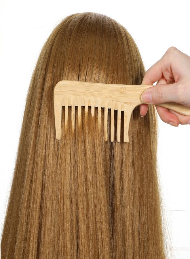 Elegaperma 3pcs Wooden Pick for Hair, Afro Picks for Men, Natural Anti-Static Wooden Pick hor Beard, wood Picks for Men Women With Thick Curly Hairs Hairing Lift and Style - Image 5