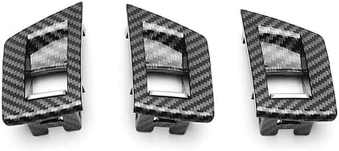 DEMULAX 7pcs Carbon Fiber Door Handle Trim for BMW 5 Series - Image 3