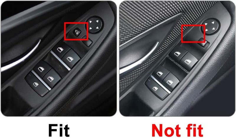 DEMULAX 7pcs Carbon Fiber Door Handle Trim for BMW 5 Series - Image 4